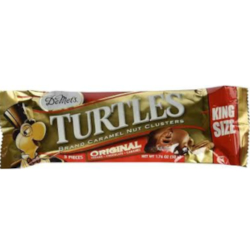 DeMet's TURTLES Original King Size Bar (Pecan-Chocolate-Caramel)