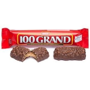 Chocolate Bars: 100 Grand chocolate bar