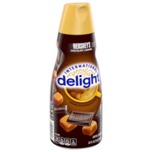 Coffee Creamers: International Delight HERSHEY Chocolate Caramel Coffee Creamer 32FO) 946ml