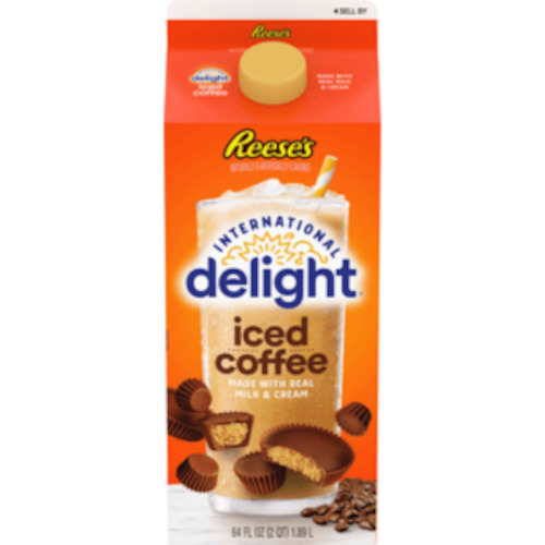 International Delight Iced Coffee REESES 1.89L (64oz) Dated May 24)