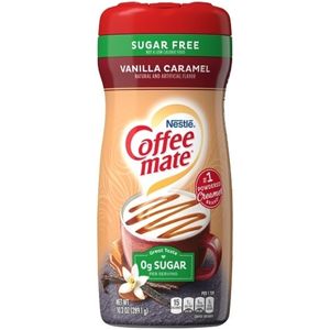 Coffee Creamers: Coffee Mate - Sugar Free Vanilla Caramel Powdered Coffee Creamer 425g