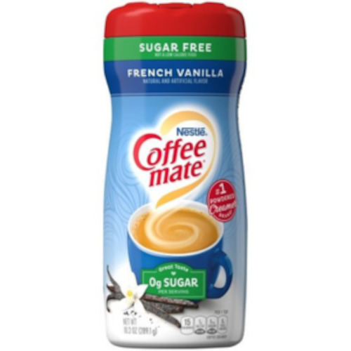 Coffee Creamers: Coffee Mate Sugar Free FRENCH VANILLA POWDER Creamer 10.2oz  (289.1g)