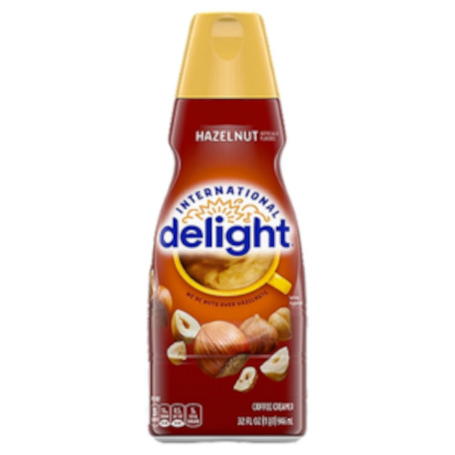 Coffee Creamers: International Delight HAZELNUT Liquid Coffee Creamer 32floz (946ml)