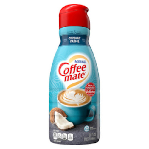 Coffee Creamers: Nestle Coffee Mate Liquid Creamer - Coconut Cream 32floz (946ml)