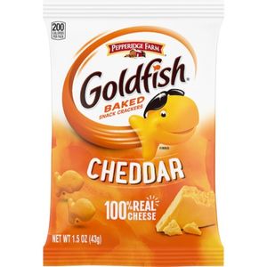 Crackers: Goldfish Cheddar Crackers 43g