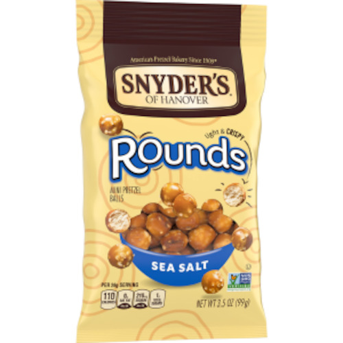 Snyders of Hanover Pretzel SEA SALT ROUNDS