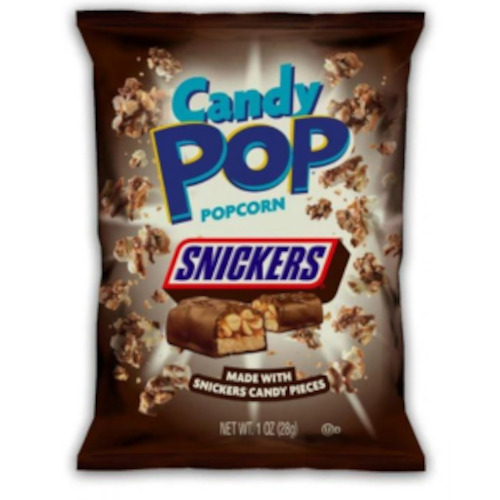 Candy Pop Popcorn - Snickers 8ct (28g)