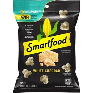 Popcorn: Smartfood White Cheddar Popcorn 49.6g