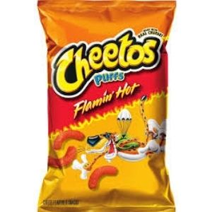 Cheetos: American Cheetos Flamin Hot Corn Puffs 60.2g