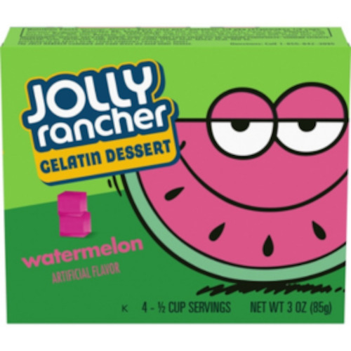 Jolly Rancher WATERMELON Flavoured Gelatin Mix (3oz) 85g