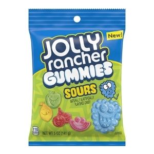 Jolly Rancher Gummies Sour Peg Bag