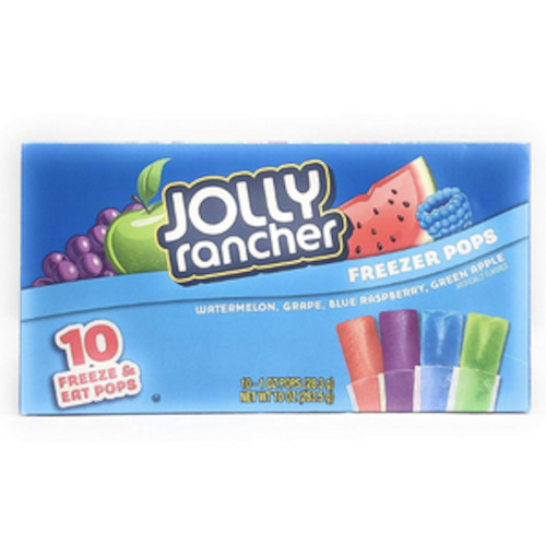 Jolly Rancher: Jolly Rancher Freezer Pops - 10 freeze & eat pops