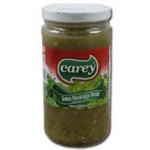 Salsa: Carey Mexican Green (verde) Salsa Medium (345g glass jar)