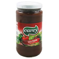 Carey Hot Salsa Chipotle (345g glass jar)