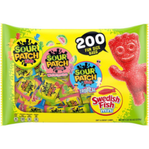 New Arrivals: Sour Patch Kids & Swedish Fish Fun Sized Variety Pack 200pc