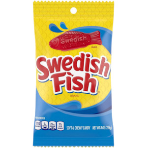 Swedish Fish Red Peg Bag 8oz / 226g