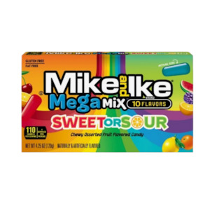 Mike & Ike Mega Mix Sweet or Sour Theatre Box 4.25 oz / 120g