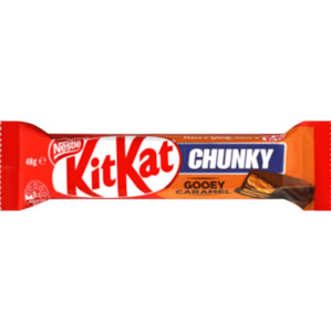 Nestle Kit Kat Chunky Gooey Caramel Chocolate Bar 48g