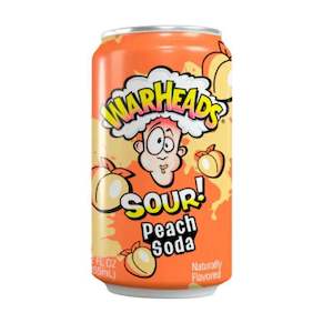 Warheads Peach Sour Soda 355ml