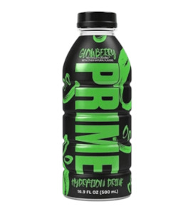 Prime Hydration Glowberry 500ml, Dated