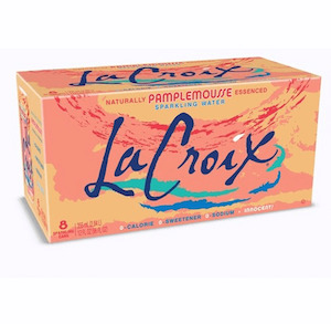 La Croix Sparkling Water Pamplemousse 355ml 8pk