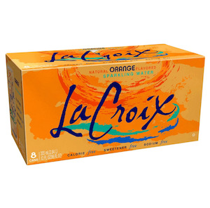 Internet only: La Croix Sparkling Water Orange 355ml 8pk