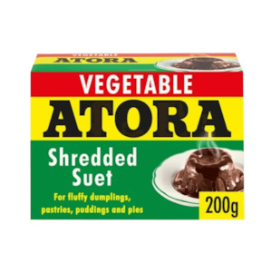 Atora Vegetable Shredded Suet 200g, Dated