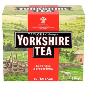 Internet only: Taylors Yorkshire Tea Bags 80s