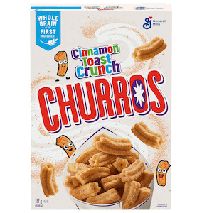 Internet only: Cinnamon Toast Crunch Churros Cereal 11.9 oz / 337g