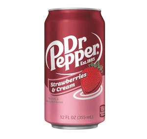 Dr Pepper Strawberry & Cream Soda Can 355ml