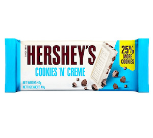 Hershey's Cookies 'n' Creme Bar 40g