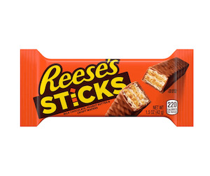 Internet only: Reese's Wafer Sticks Chocolate Bar 42g