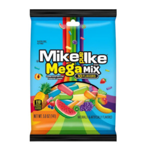 Mike & Ike Mega Mix Peg Bag 5 oz / 141g