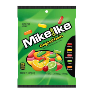 Mike and Ike Original Fruits Peg Bag 5 oz / 141g