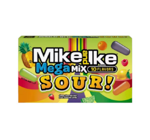 Mike & Ike Mega Mix Sour Theatre Box 4.25 oz / 120g