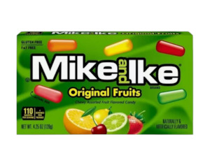 Internet only: Mike and Ike Original Fruits Theatre Box 4.25 oz / 120g