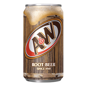 A&W Root Beer Soda Can 355ml