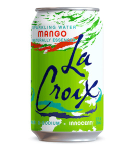 La Croix Sparkling Water Mango 355ml, Dated