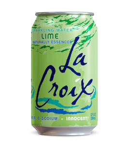 La Croix Sparkling Water Lime 355ml