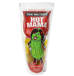 Internet only: Van Holten's Hot Mama Hot & Spicy Pickle In a Pouch