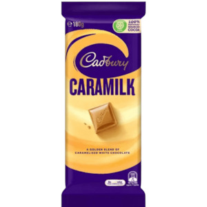 Internet only: Cadbury Caramilk Chocolate Block 180g