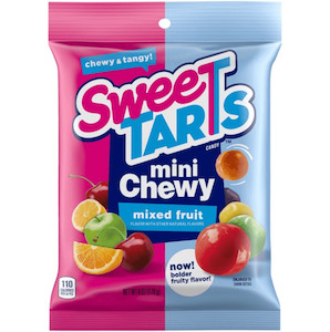 SweeTarts Mini Chewy Candy Bag 6 Oz / 170g, Dated