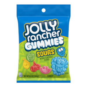 Jolly Rancher Gummies Sour Peg Bag 6.5oz / 184g