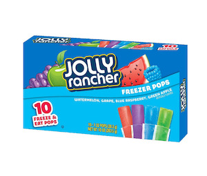 Jolly Rancher Freezer Pops 283g 10 pack