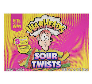 WarHeads Sour Twists Theatre Box 3.5 oz / 99g