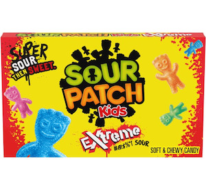 Sour Patch Kids Extreme Sour Theatre Box 3.5 oz / 99g