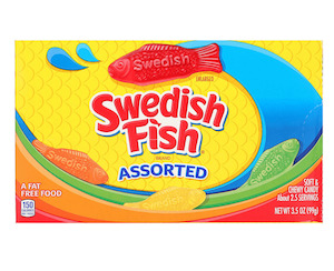 Swedish Fish Assorted Theatre Box 3.5 oz / 99g