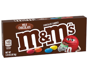 M&M'S Milk Chocolate Theater Box 3.1 oz / 87.8g