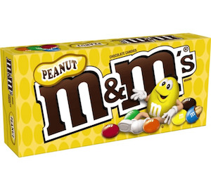 M&M'S Peanut Theater Box 3.1 oz / 87.8g