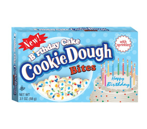 Taste Of Nature Birthday Cake Cookie Dough Bites Theatre Box 3.1oz / 88g